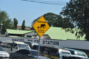 Schild in Mombasa