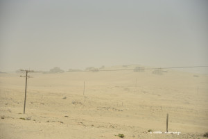 Kolmannskuppe im Sandsturm