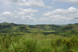 Weite Landschaft in Angola