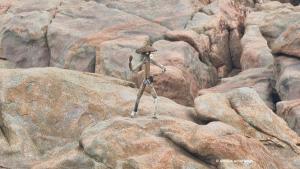 Figur am Strand in Ramsgate
