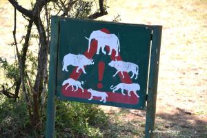 Schild beim Pick-Nick-Platz