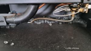 Scherben im Brennraum